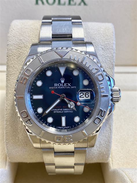 rolex yacht-master platinum blue face|rolex yacht master bezel.